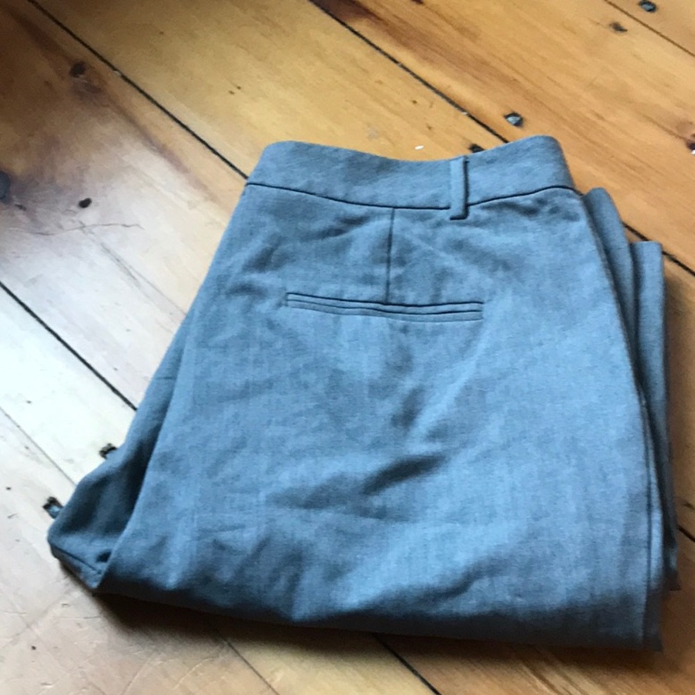 Lauren Ralph Lauren Grey Wool Dress Pant